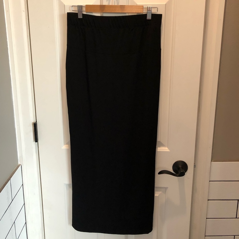 Motherhood long stretchy black skirt (Maternity)